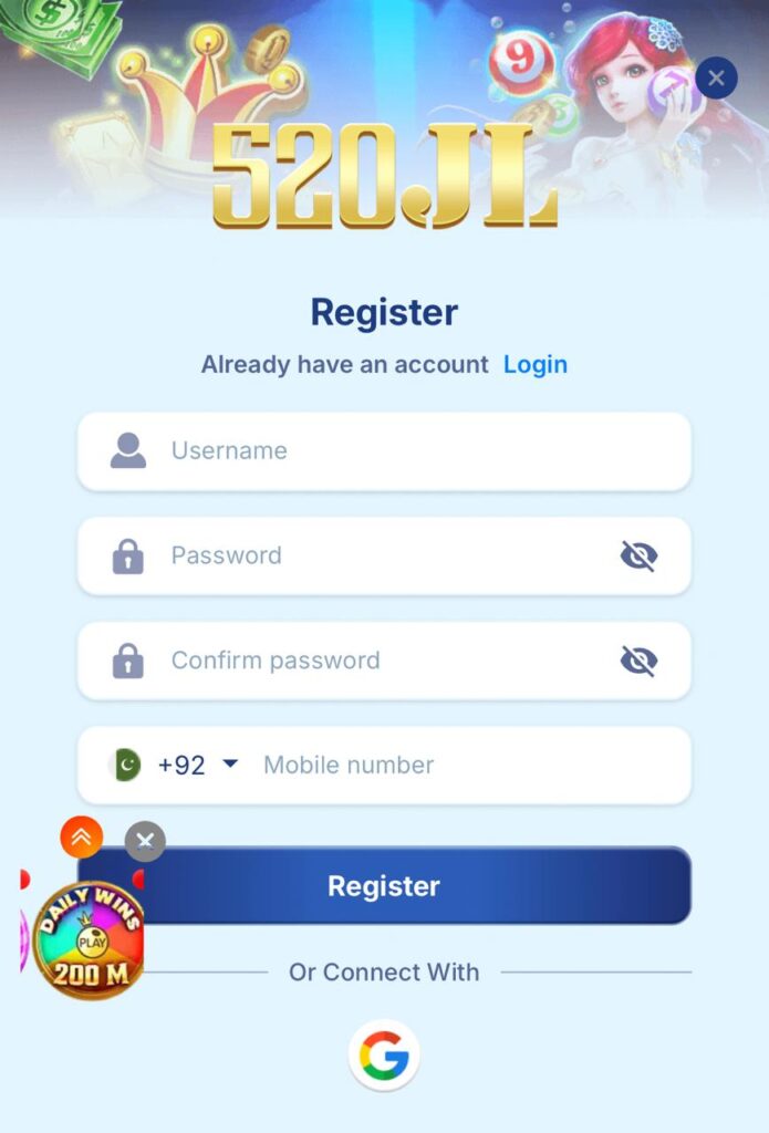 520jl game registration