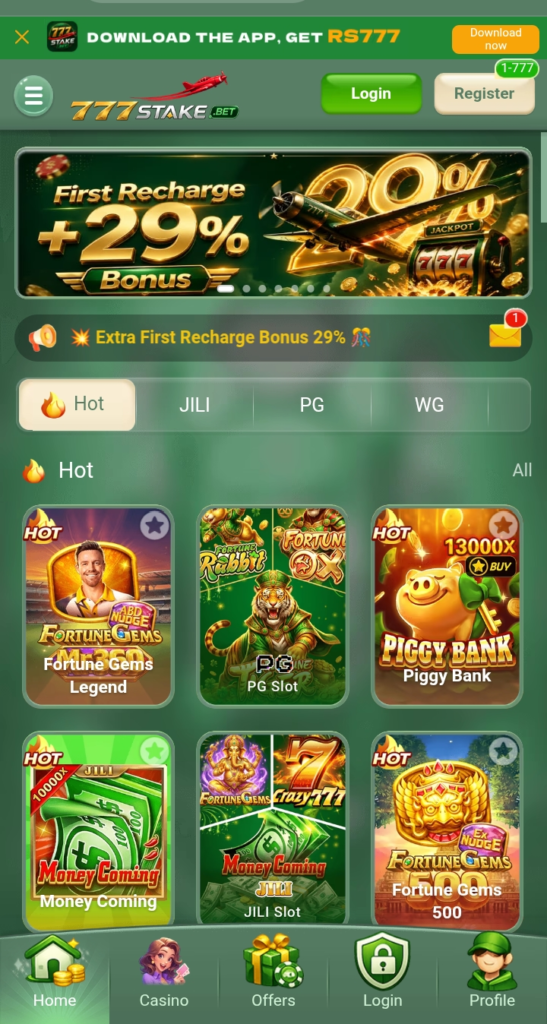 777stake game