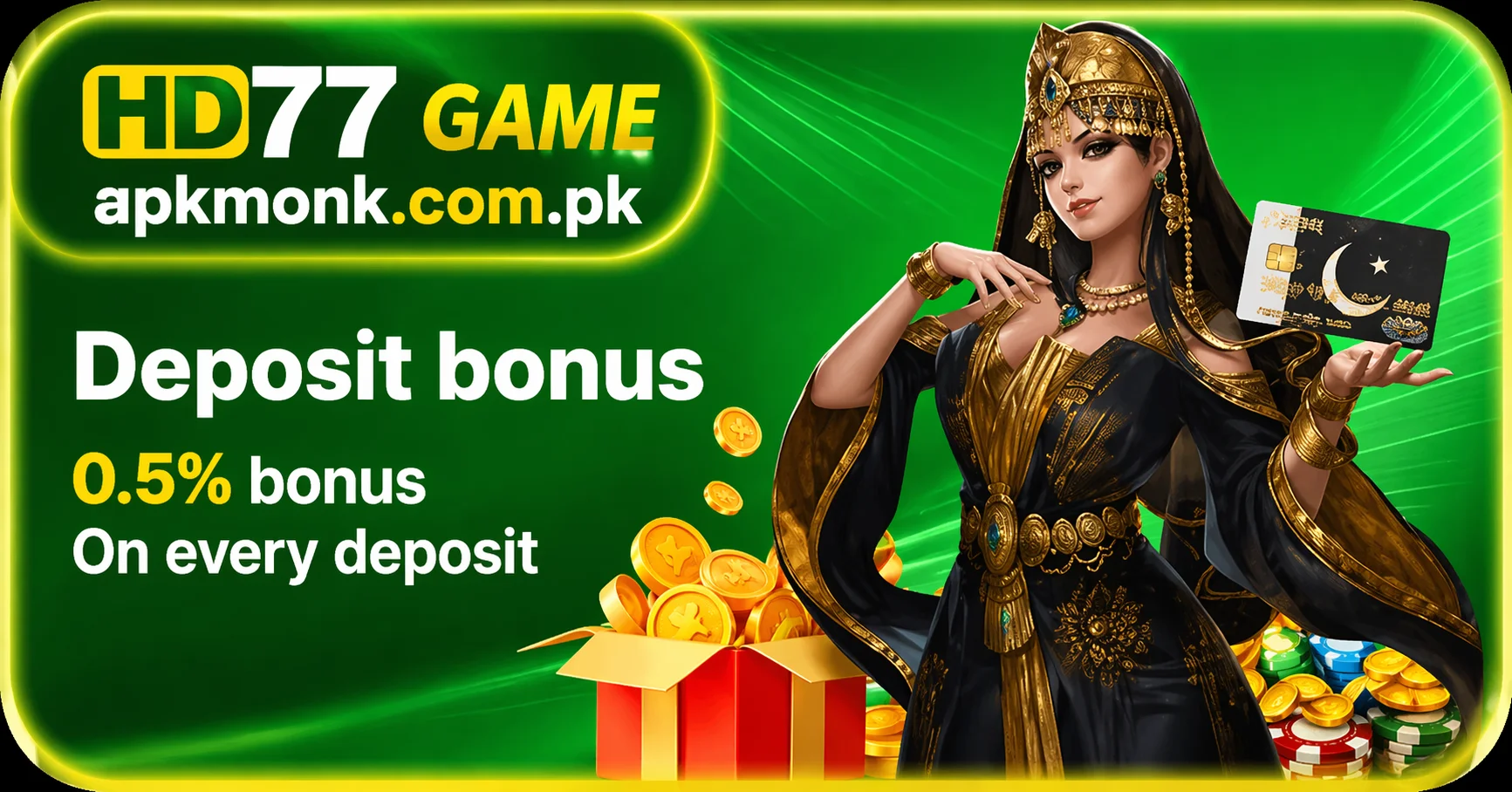 HD77 game deposit bonus