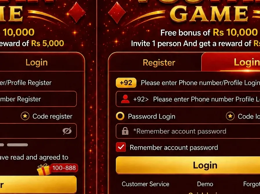 P 777 game register and login