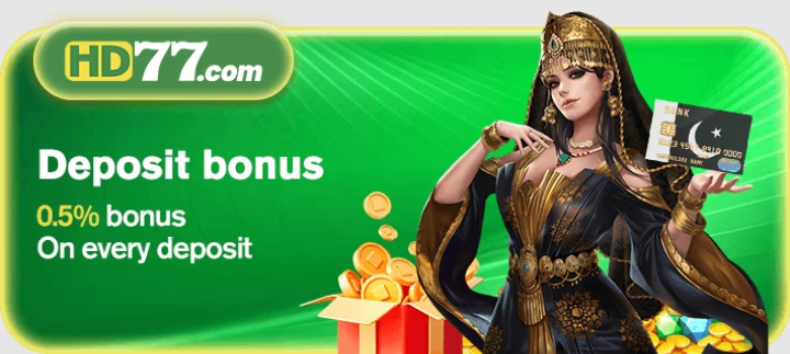 hd77 game deposit bonuses