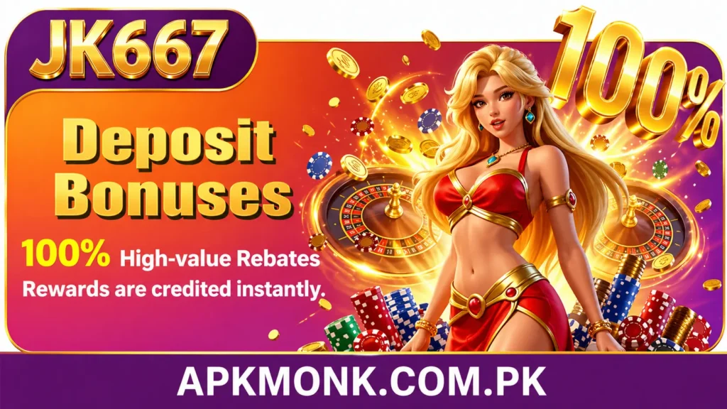 jk667 deposit bonuses
