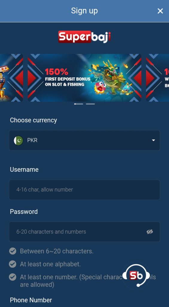 superbaji registration