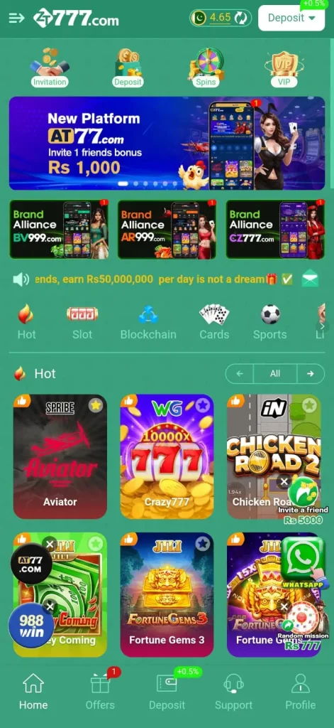 zt777 game interface