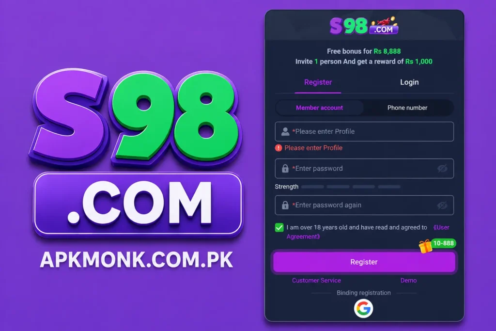 s98 game register